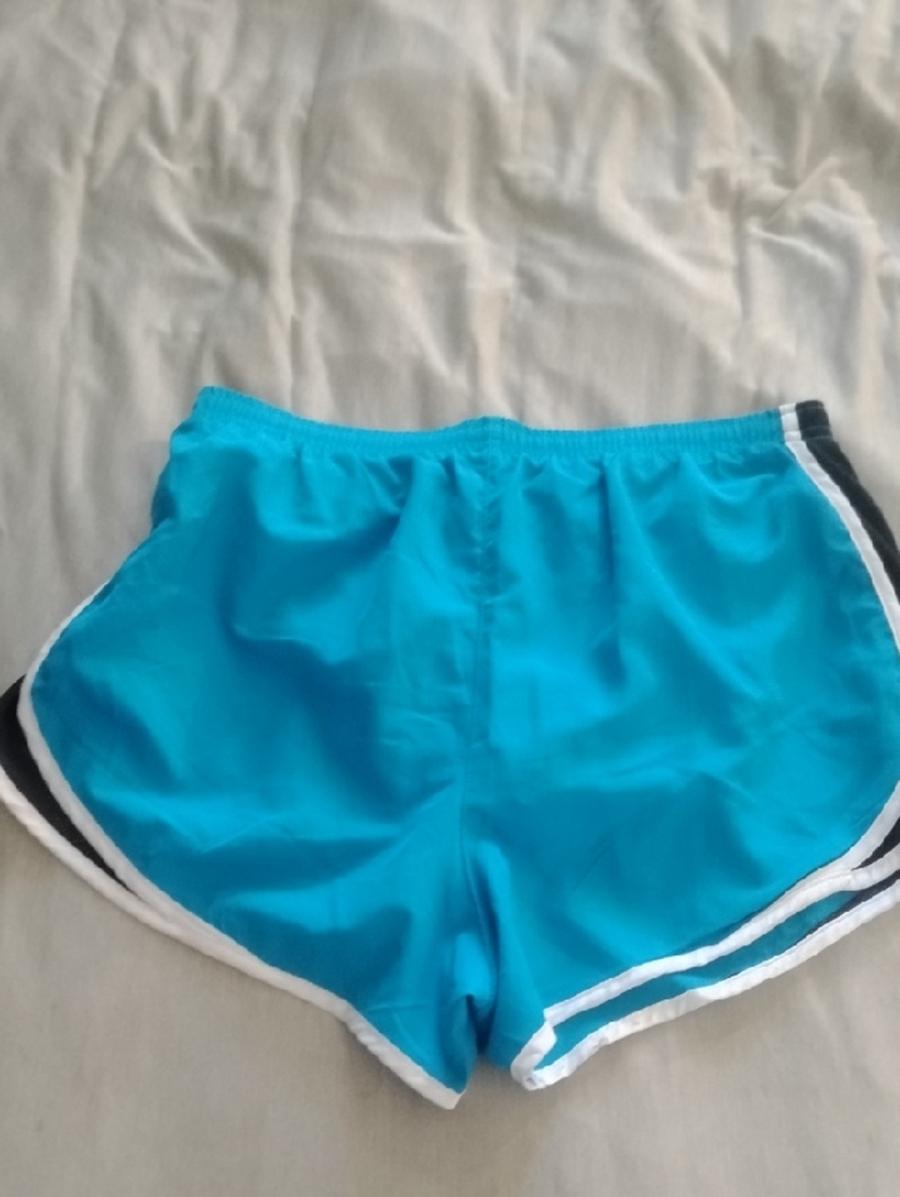 Everlast Teal Athletic Shorts with Black and White Trim - Picture 4 of 6